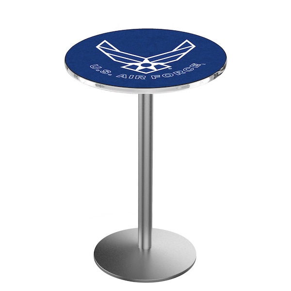 42" Stainless Steel U.S. Air Force Pub Table